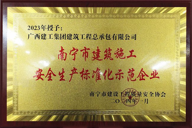 南寧市建筑施工安全生產(chǎn)標準化示范企業(yè)。（修圖）.jpg